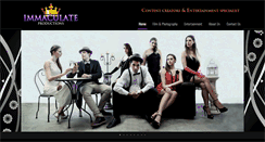 Desktop Screenshot of immaculateproductions.com